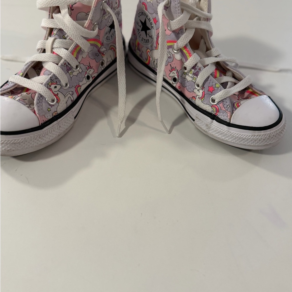 Converse Chuck Taylor All Star Unicorn Rainbow High Tops Size 12 | EUC